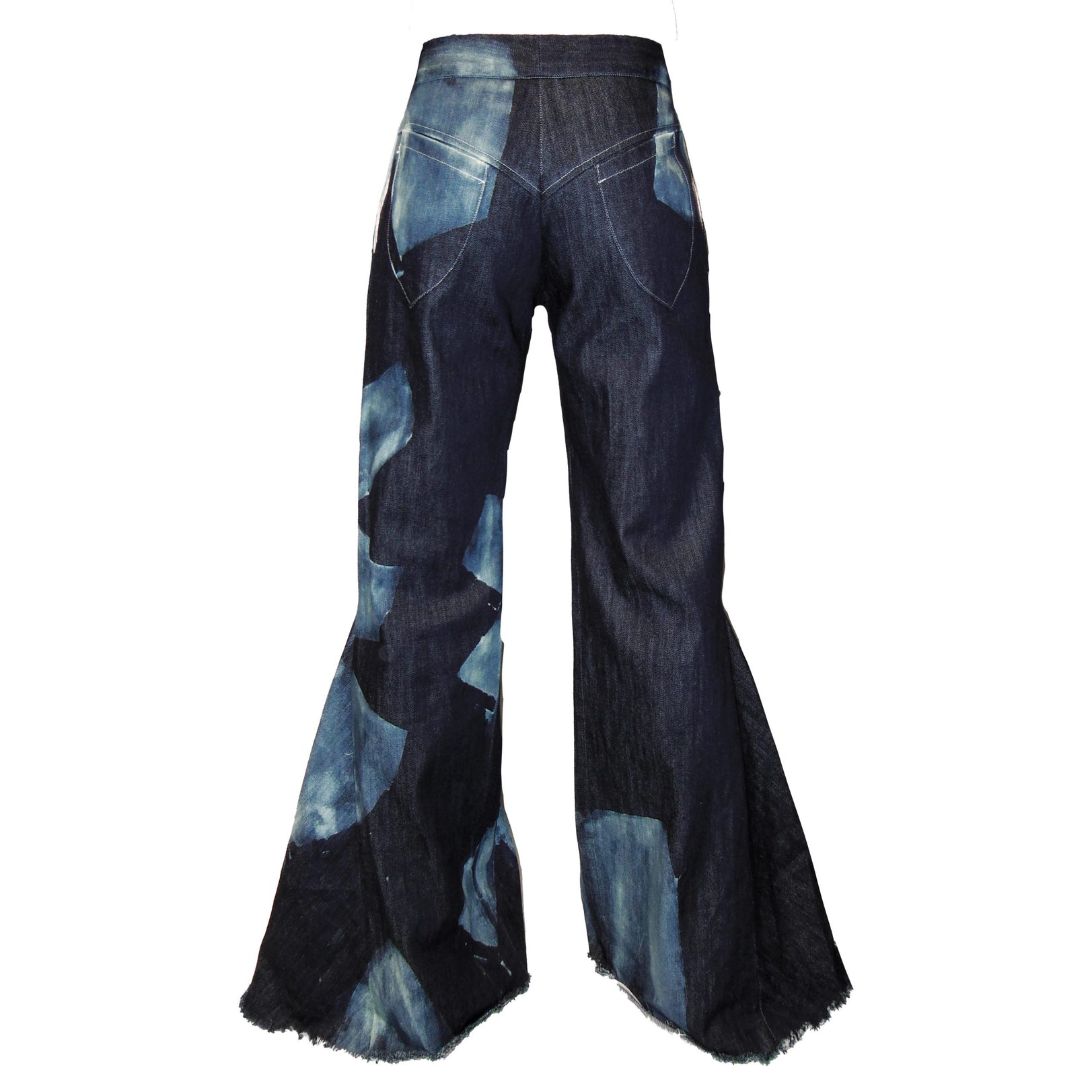 Valentina Hand Bleached Flared Jeans