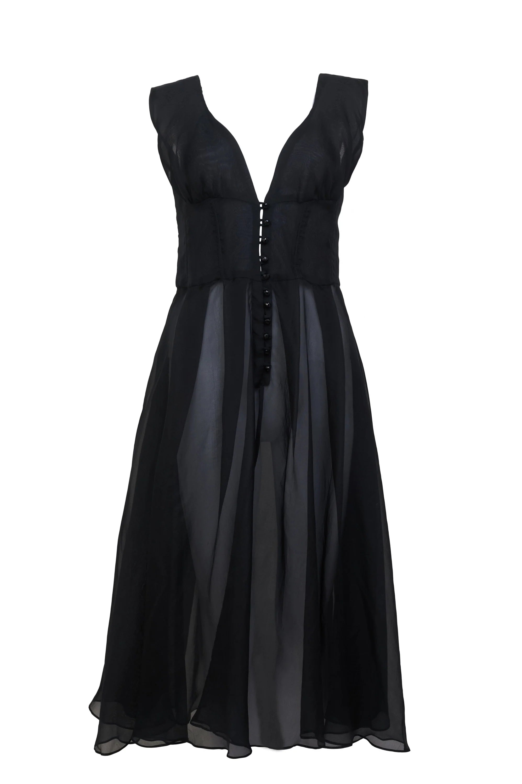 Monic Organza Silk Dress