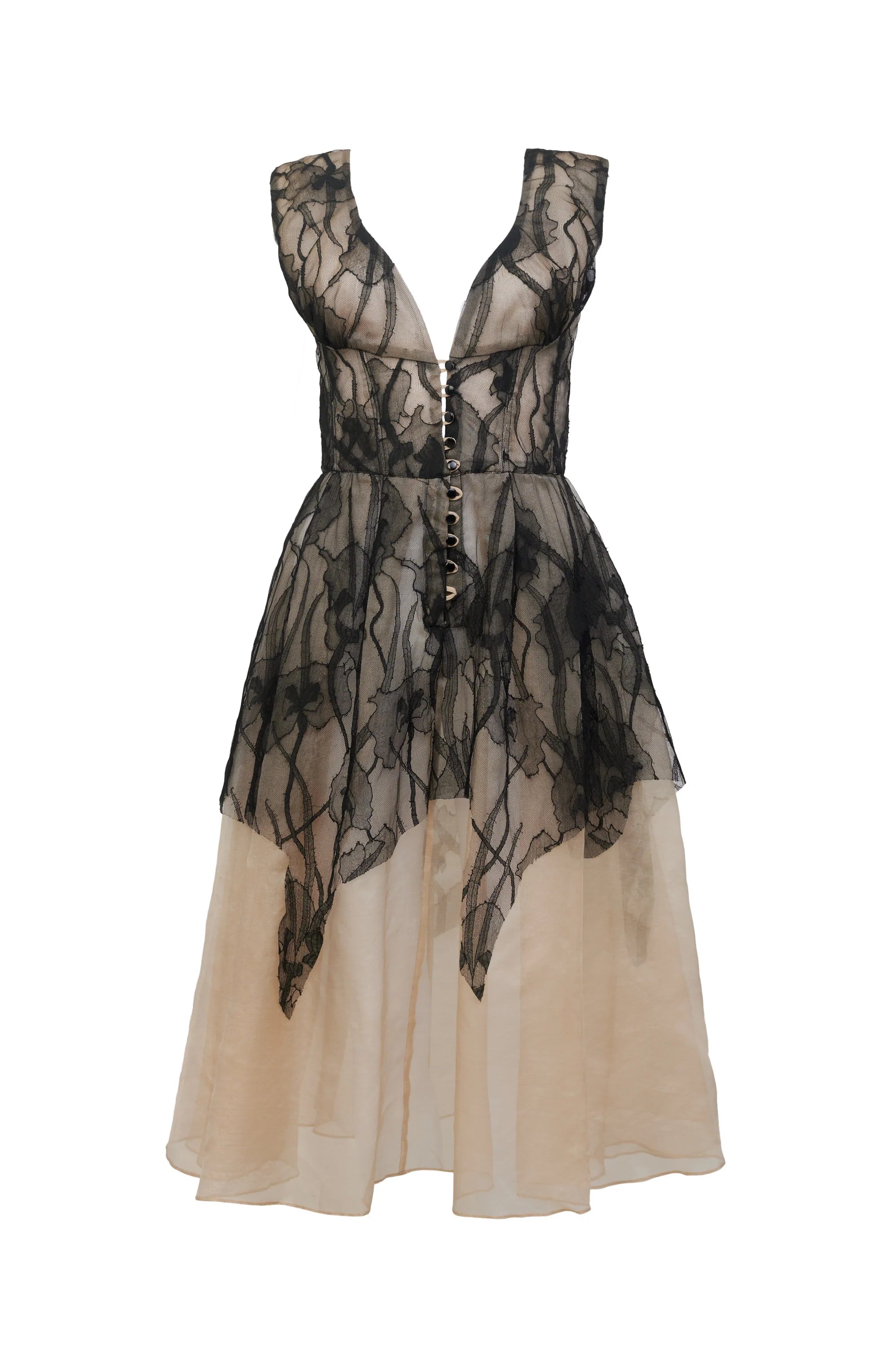 Lea Silk Organza Dress