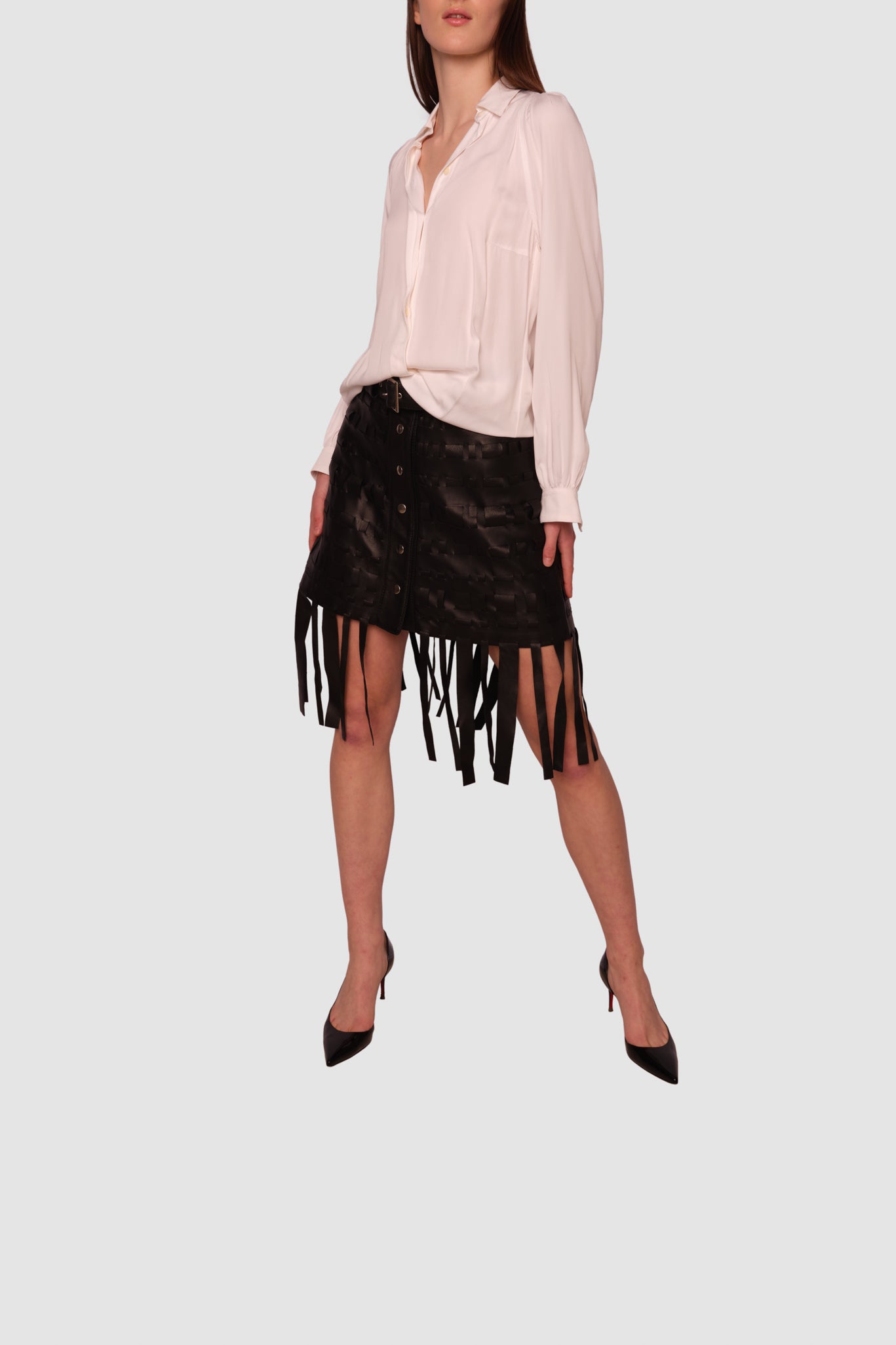 Joyce Leather Skirt