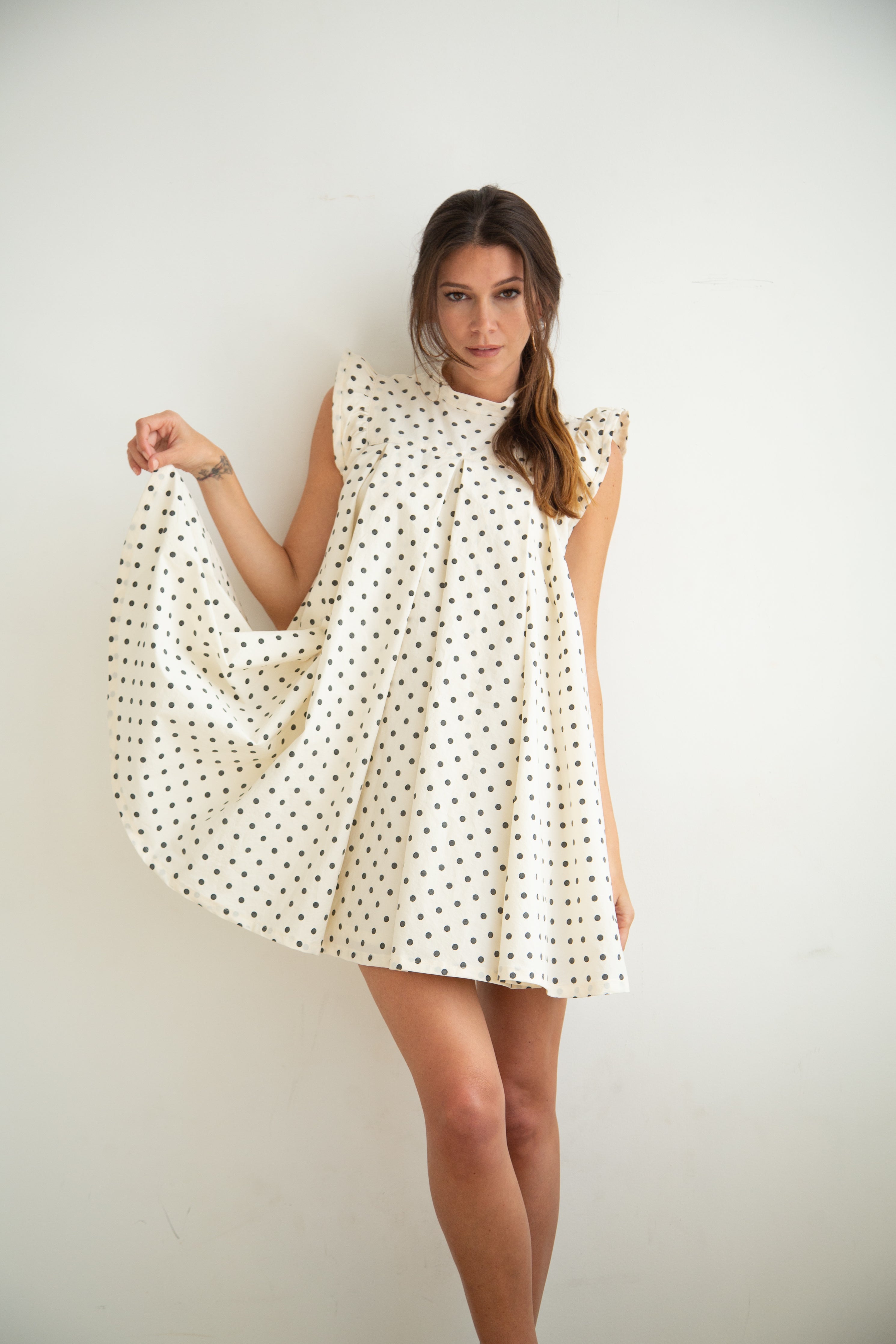 lucia dress - polka dot dress